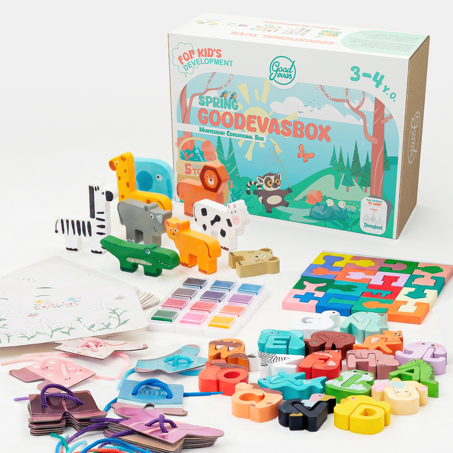 Frühlings - Spielset (3–4 Jahre) — GoodevasBox - Goodevas DE