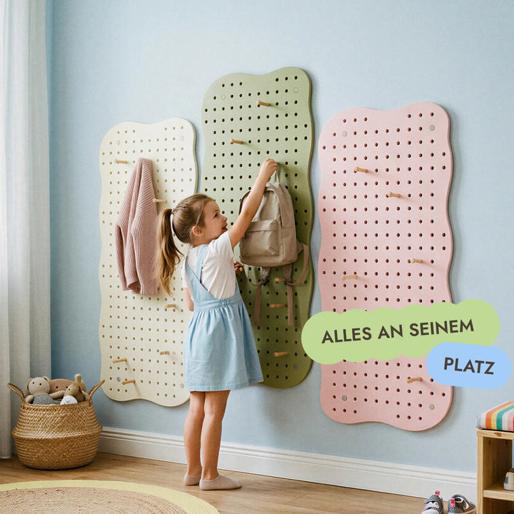 Holz-Pegboard fürs Kinderzimmer — GoodevasBoard - Goodevas DE