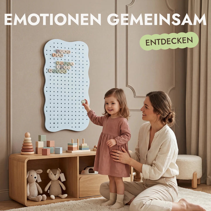Holz-Pegboard fürs Kinderzimmer — GoodevasBoard - Goodevas DE