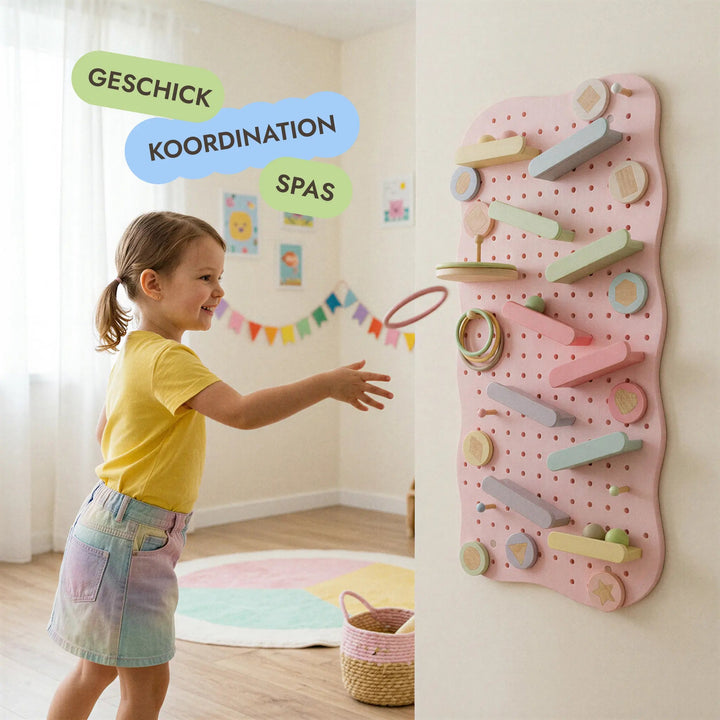 Holz-Pegboard fürs Kinderzimmer — GoodevasBoard - Goodevas DE