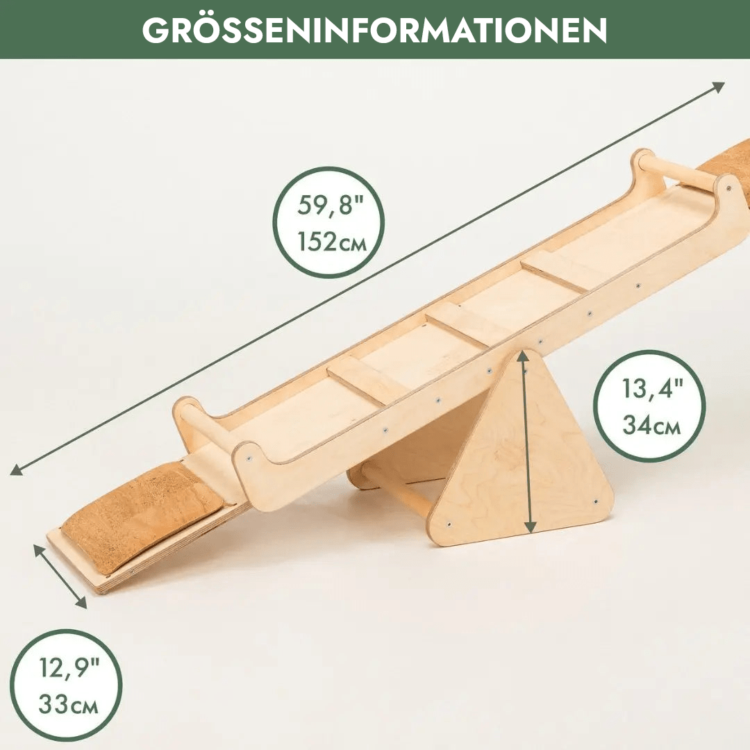 Holz - Wippe für Kleinkinder - Goodevas DE