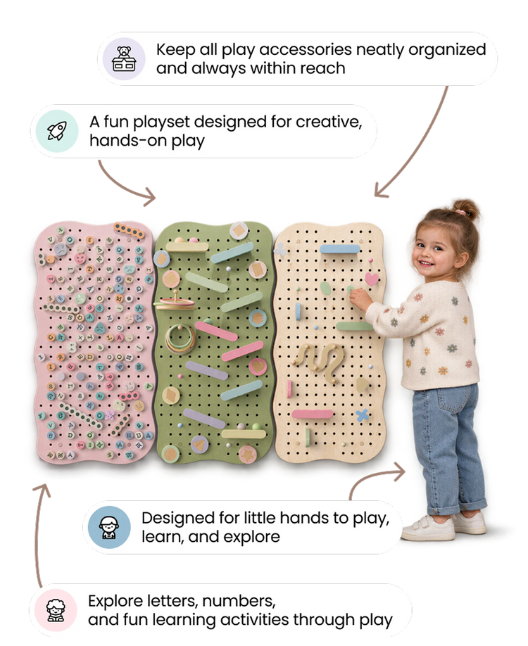 Holz-Pegboard fürs Kinderzimmer — GoodevasBoard