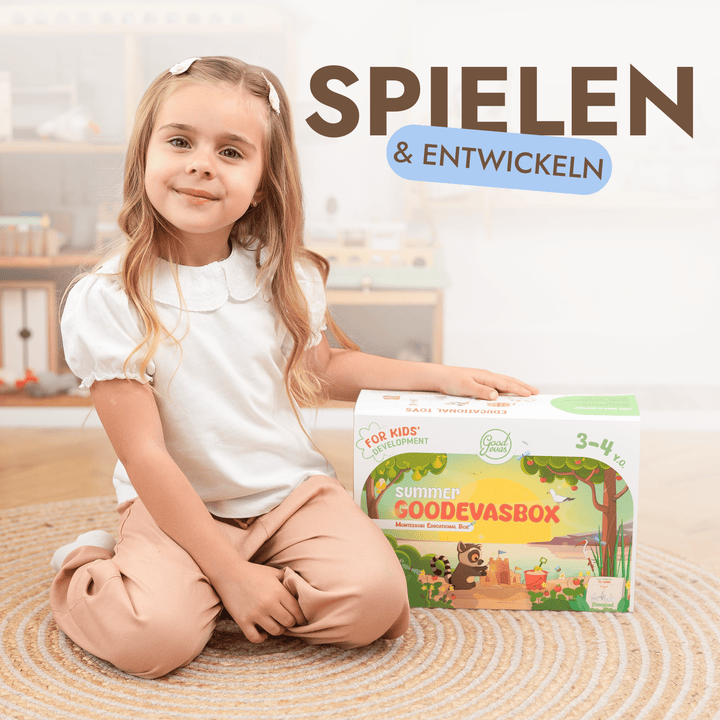 Sommer-Spielset für Kleinkinder (3–4 Jahre) — GoodevasBox - Goodevas DE